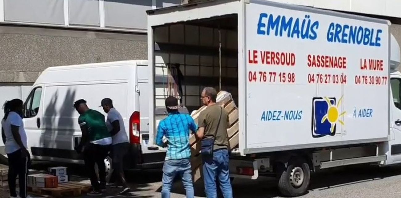 ramasse à domicile d'emmaüs grenoble