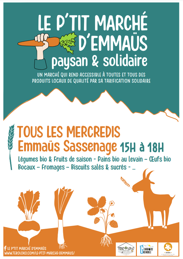 marché de producteur d'emmaüs grenoble 1